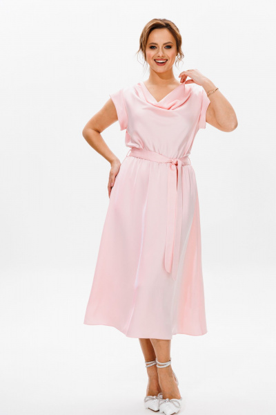 Платье Mubliz 184 розовый - фото 7