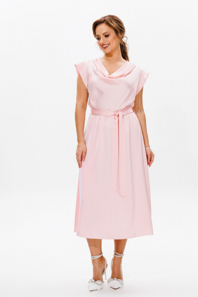 Платье Mubliz 184 розовый - фото 6
