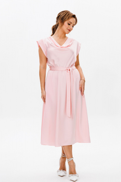 Платье Mubliz 184 розовый - фото 5