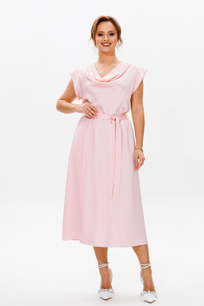 Платье Mubliz 184 розовый - фото 4