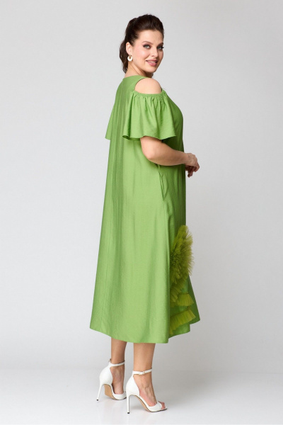 Платье Koketka i K 1141-1 зеленый - фото 9