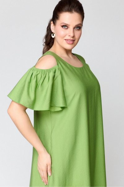 Платье Koketka i K 1141-1 зеленый - фото 7