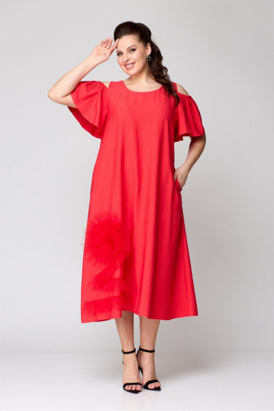 Платье Koketka i K 1141-2 красный - фото 4