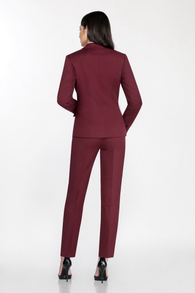 Блуза, брюки, жакет, жилет LaKona 1301 винный - фото 5