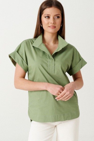 Блуза Ketty К-14940 зеленый - фото 2
