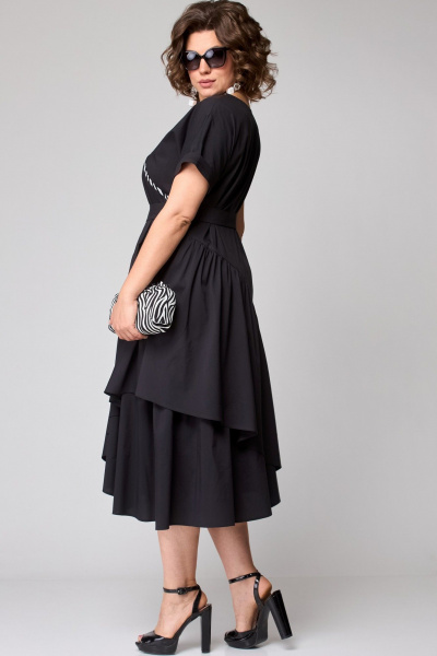 Платье EVA GRANT 7122 черный - фото 19