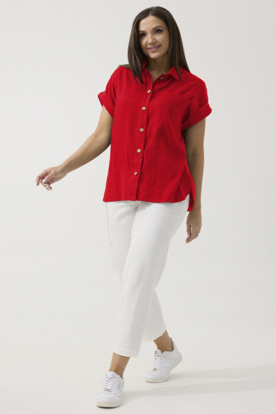 Блуза Ma Сherie 1088 красный - фото 4