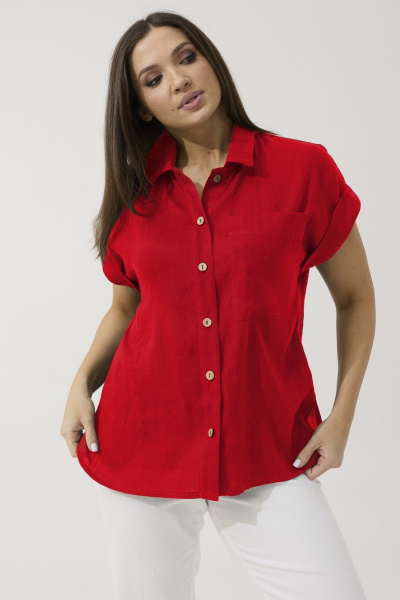 Блуза Ma Сherie 1088 красный - фото 2
