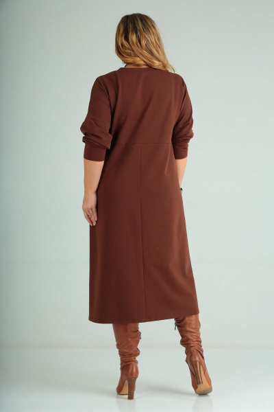 Платье SOVITA M-2005 коричневый - фото 4