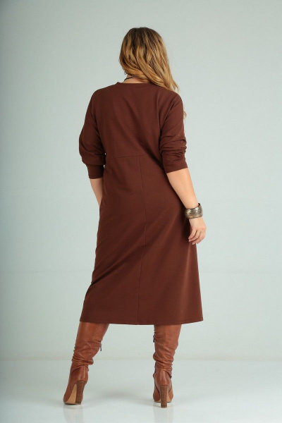 Платье SOVITA M-2005 коричневый - фото 3