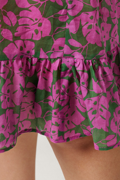 Платье Панда 184880w розово-зеленый - фото 3