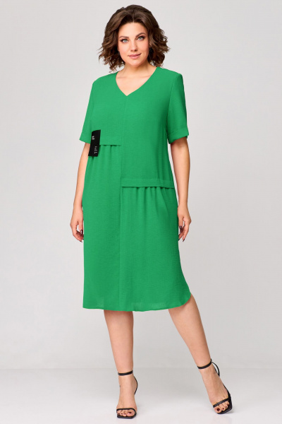 Платье Мишель стиль 1194 зеленый - фото 7