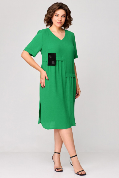 Платье Мишель стиль 1194 зеленый - фото 4