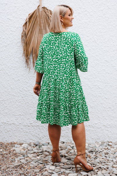 Платье Anastasia 1111 зеленый - фото 11
