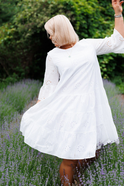 Платье Anastasia 1125 белый - фото 10