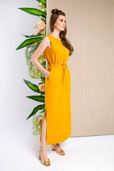 Платье Daloria 1650 желтый - фото 6