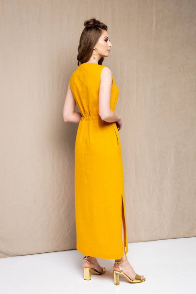 Платье Daloria 1650 желтый - фото 4