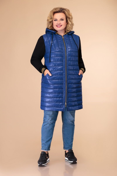 Куртка Svetlana-Style 1449 синий - фото 3