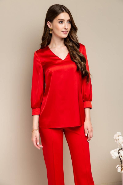 Блуза Daloria 6135 красный - фото 5