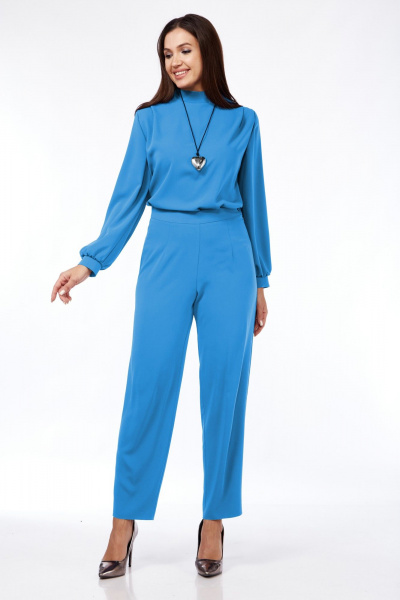 Блуза, брюки, юбка съемная Karina deLux 1180 голубой - фото 2