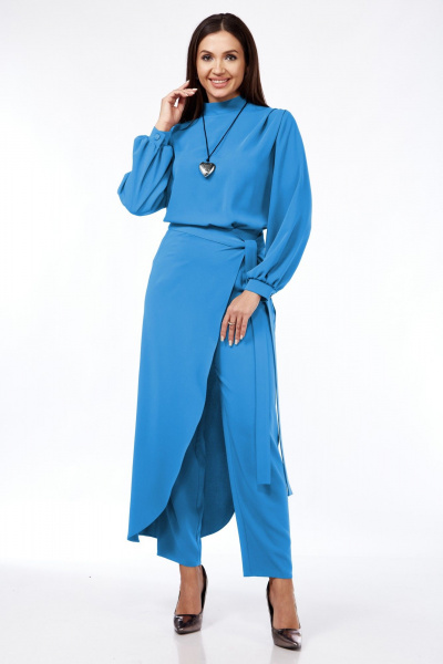 Блуза, брюки, юбка съемная Karina deLux 1180 голубой - фото 1