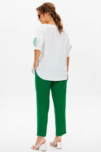 Блуза, брюки Mubliz 181 зеленый - фото 2