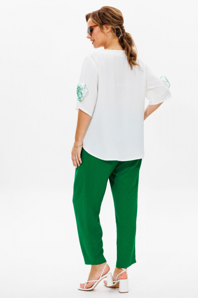 Блуза, брюки Mubliz 181 зеленый - фото 14