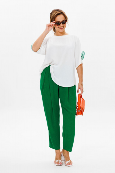 Блуза, брюки Mubliz 181 зеленый - фото 10