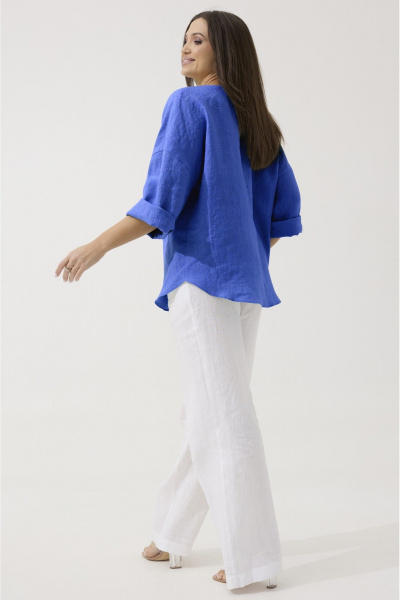Блуза Ma Сherie 1080 сине-фиолетовый - фото 4