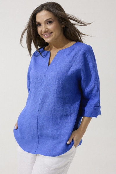 Блуза Ma Сherie 1080 сине-фиолетовый - фото 3