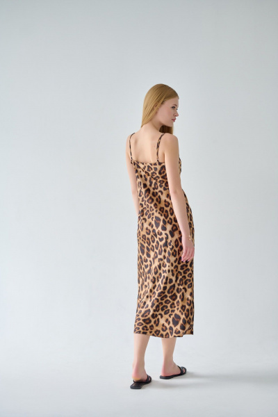 Платье Мастер Мод 807с леопард - фото 2