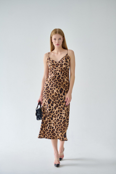 Платье Мастер Мод 807с леопард - фото 1