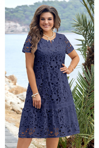 Платье Vittoria Queen 21153/1 темно-синий - фото 1