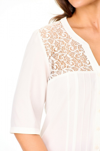 Блуза Abbi 4040 белый - фото 3
