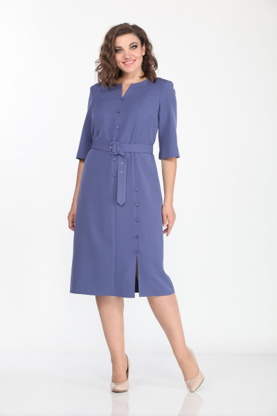 Платье Lady Style Classic 2119 синий - фото 1