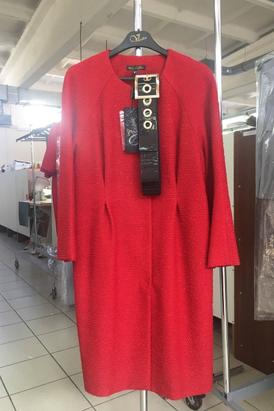 Пальто VLADINI 642 красный - фото 3