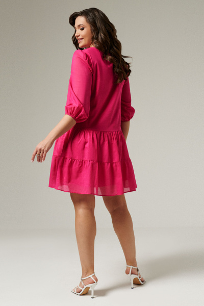 Платье Панда 140687w розовый - фото 3
