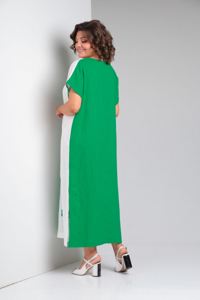 Платье Rishelie 948 ярко-зеленый - фото 3