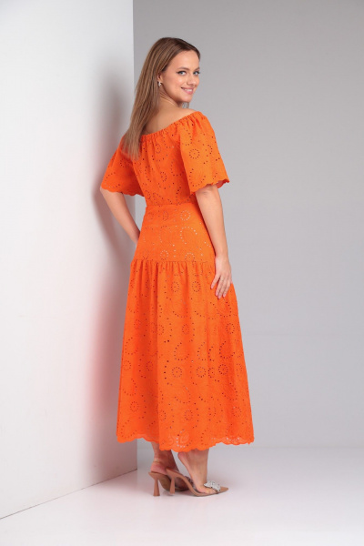 Платье TVIN 7806 оранжевый - фото 9