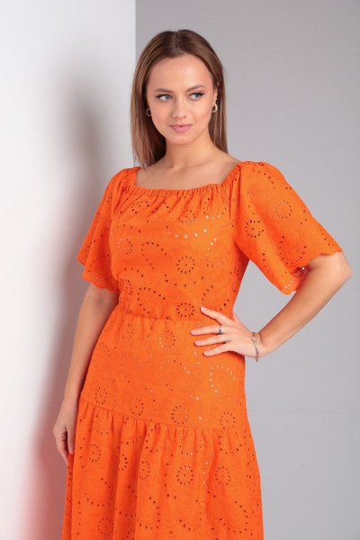 Платье TVIN 7806 оранжевый - фото 8