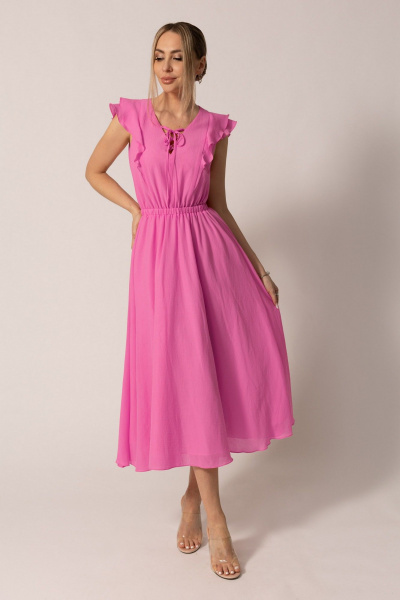 Платье Golden Valley 44031 темно-розовый - фото 1