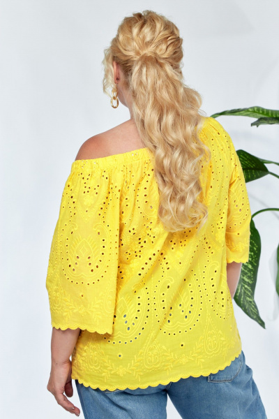 Блуза Anastasia 1131 лимонный - фото 10