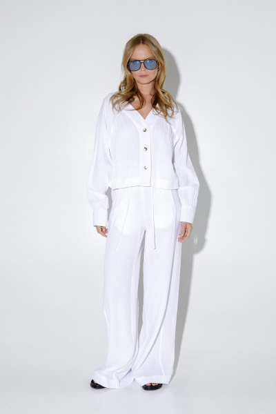 Блуза, брюки PiRS 5158 белый - фото 1