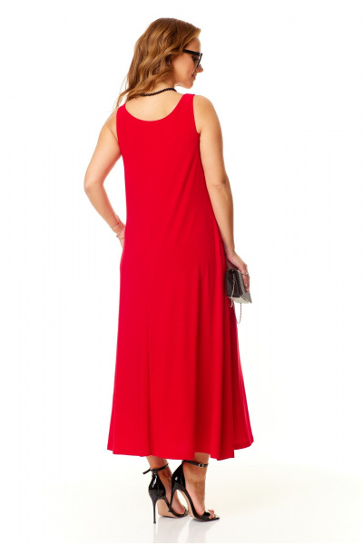 Платье Taita plus 2410/1 красный - фото 6