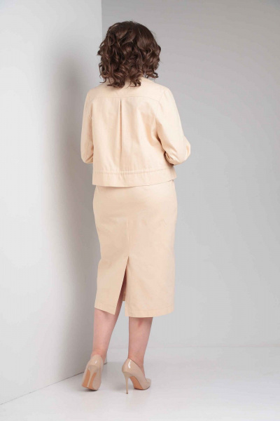 Жакет, юбка Асолия 1436 ваниль - фото 5