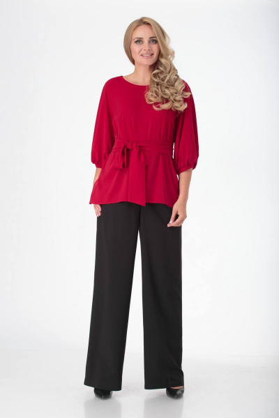 Блуза, брюки Shetti 1059 красный - фото 1