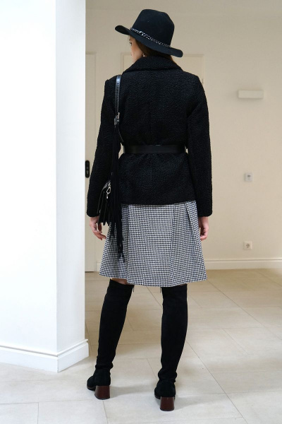 Полупальто, юбка Alani Collection 1250 черный - фото 5