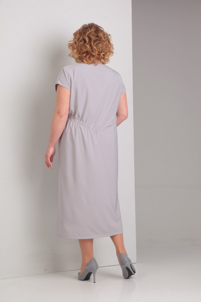 Платье Диомант 1308 серый - фото 4