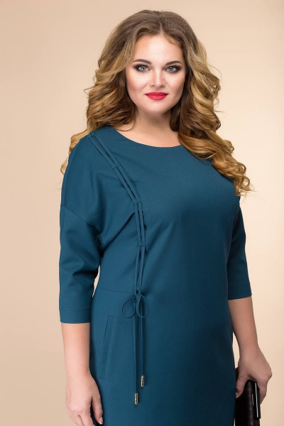 Платье Romanovich Style 1-2063 бирюза - фото 3