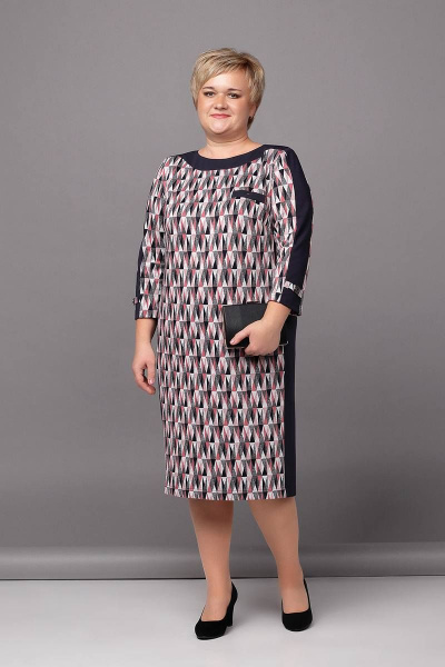 Платье Соджи 449 мультиколор - фото 1